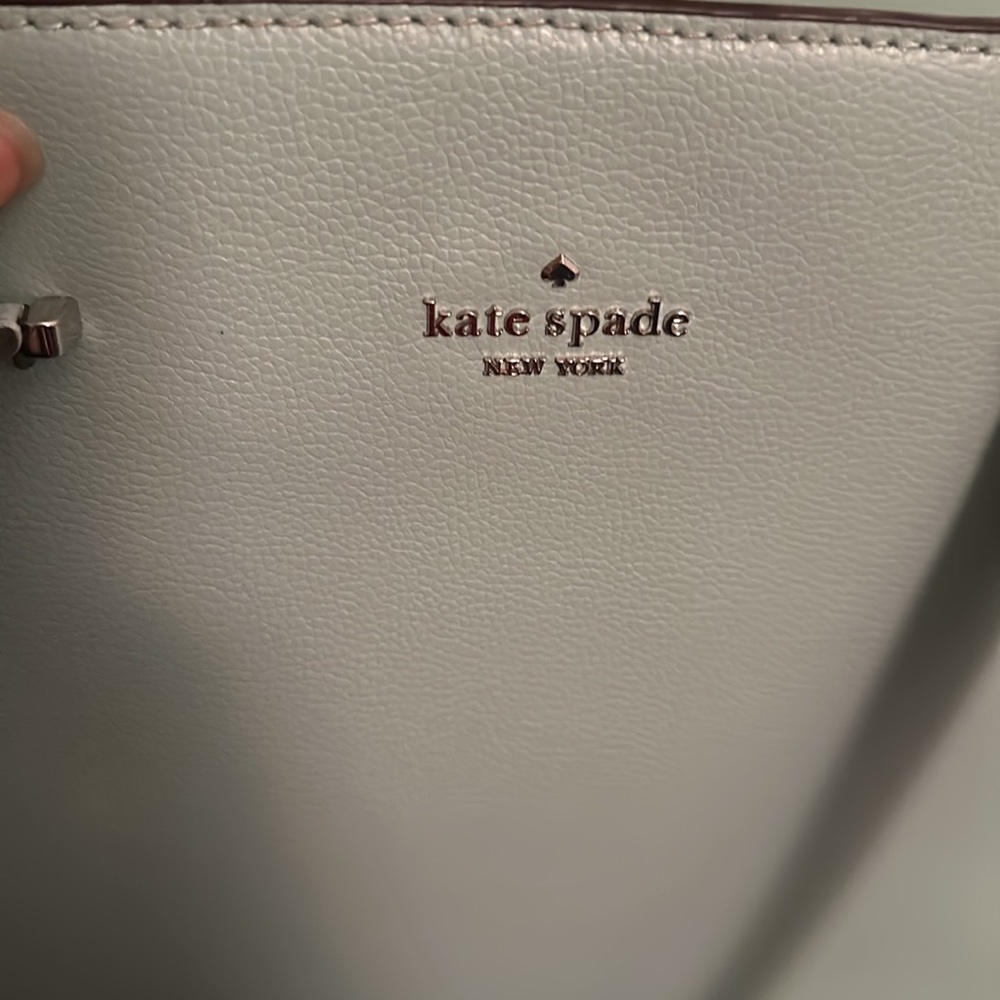 Kate, spade, tote bag, mint green